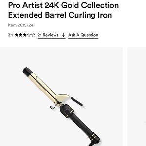 Hot tools pro curler 1 inch